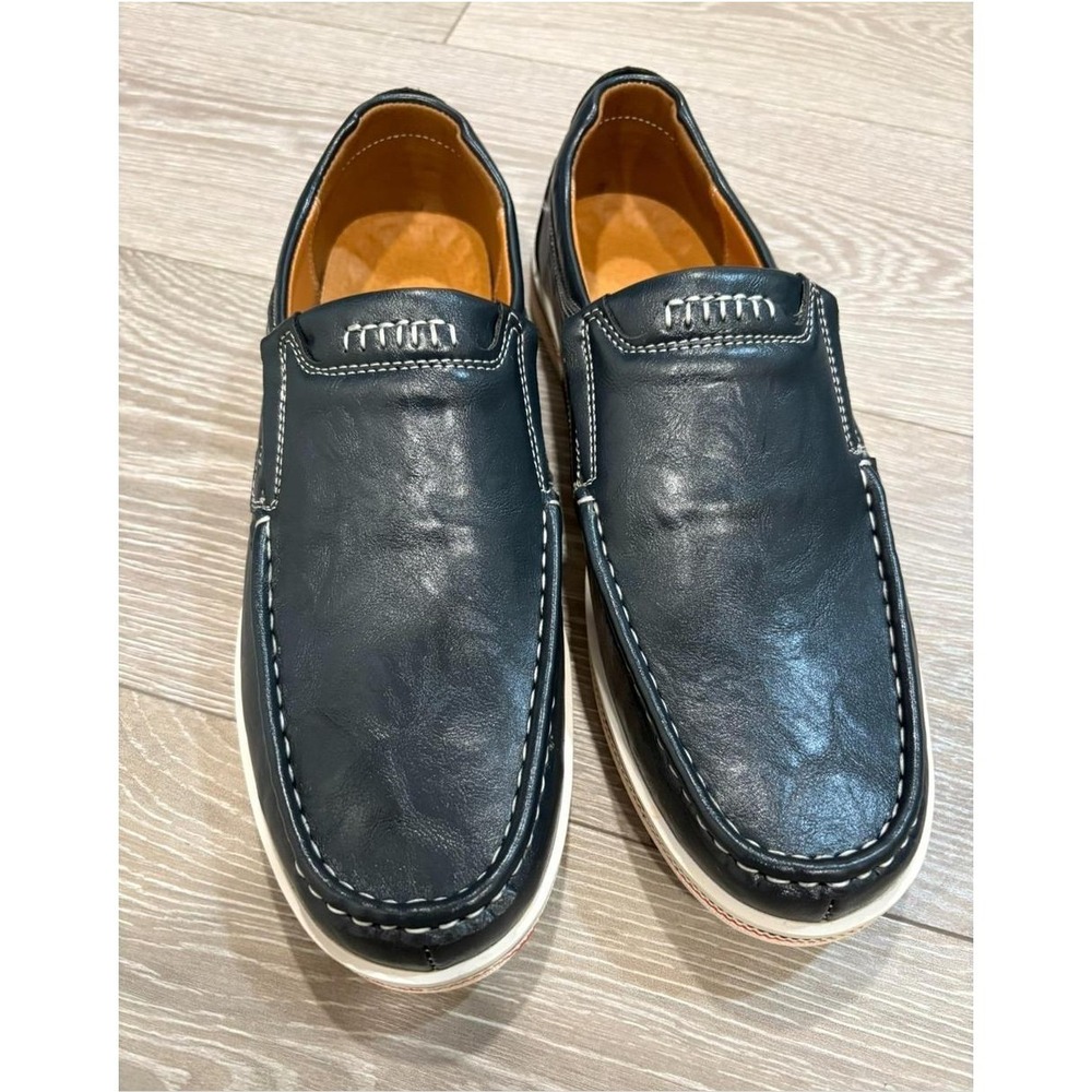Men's Casual Loafers Slip on Shoes Blue US Size 13